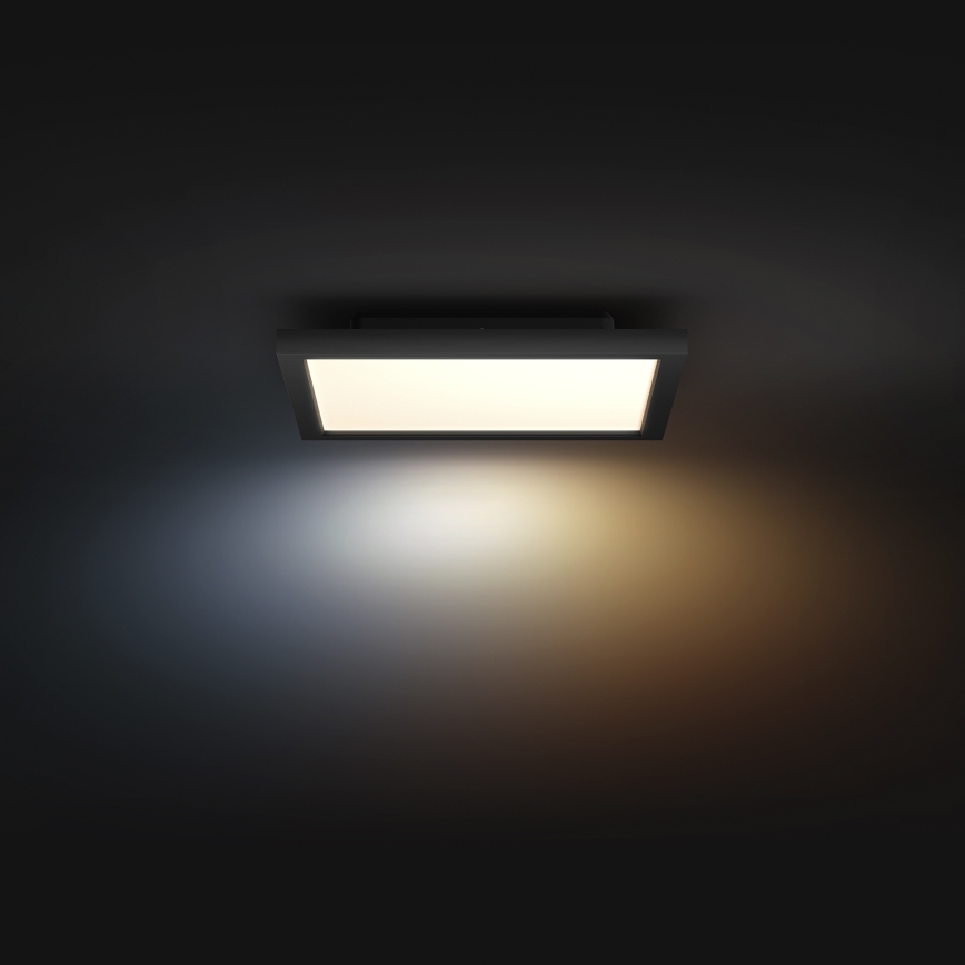Philips - dimbar LED-taklampa Hue AURELLE LED/19W/230V 2200-6500K 30x30 cm svart