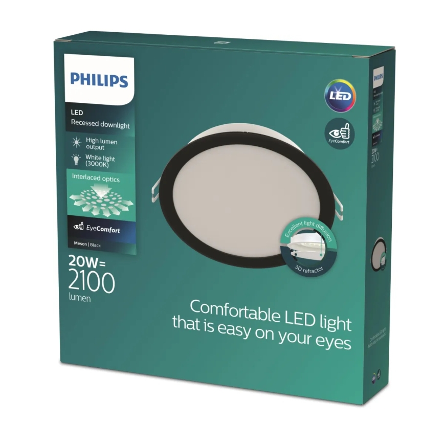 Philips - LED infälld armatur MESON LED/20W/230V 3000K