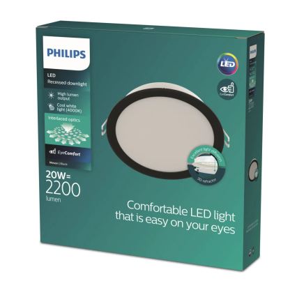 Philips - LED infälld armatur MESON LED/20W/230V 4000K