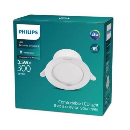 Philips - LED infälld belysning LED/3,5W/230V 4000K