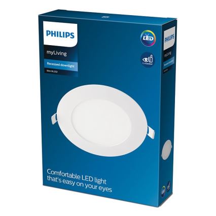 Philips - LED infälld belysning SLIM LED/9W/230V 3000K