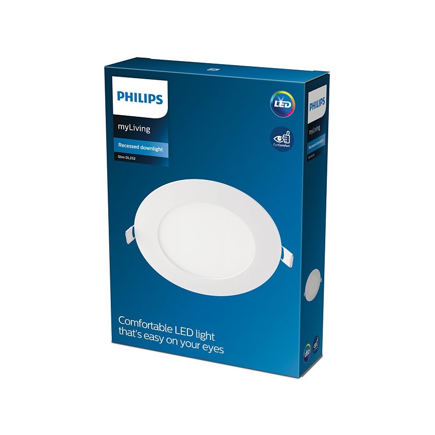 Philips - LED infälld belysning SLIM LED/9W/230V 3000K