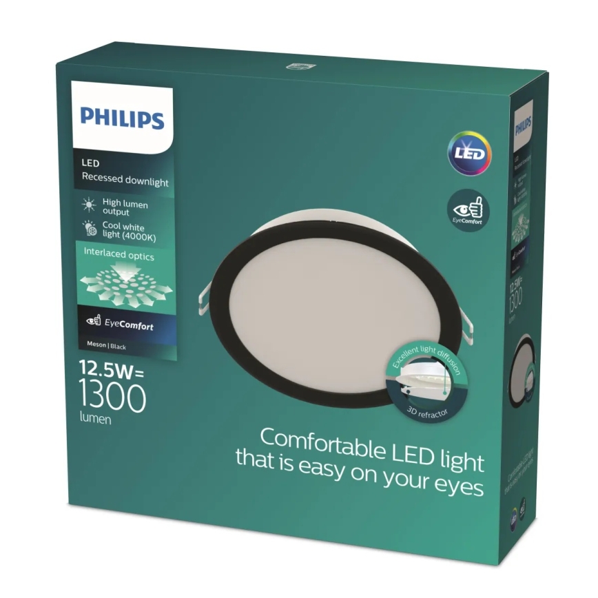 Philips - LED infälld takarmatur MESON LED/12,5W/230V 4000K
