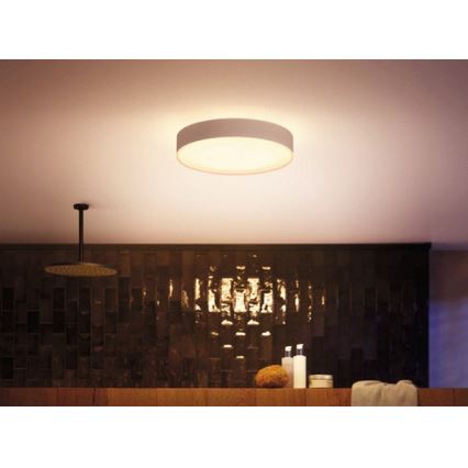 Philips - LED ljusreglerad badrumslampa  Hue DEVERE LED/19,2W/230V IP44 diameter  381 mm 2200-6500K + fjärrkontroll