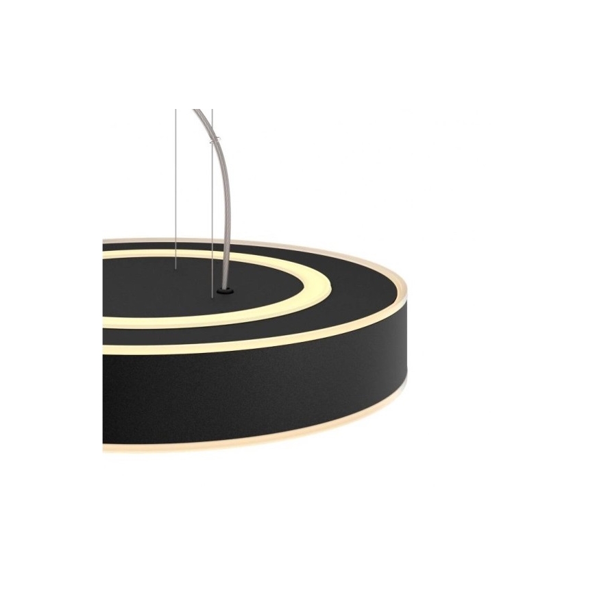 Philips - LED ljusreglerad ljuskrona på textilsladd Hue LED/33,5W/230V 2200-6500K svart + fjärrkontroll