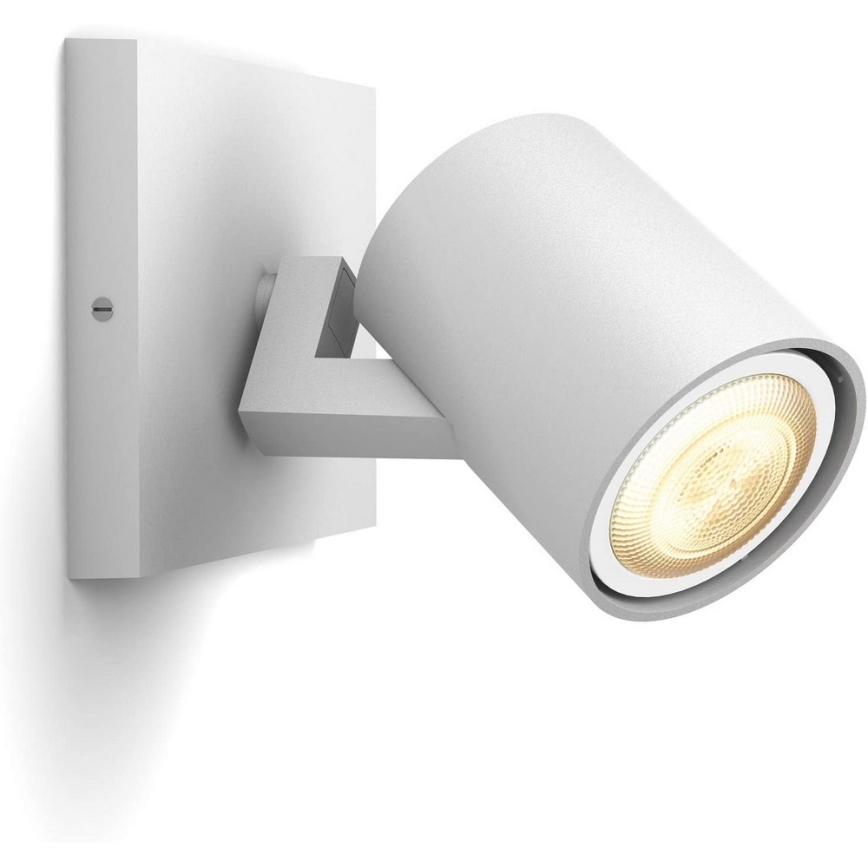 Philips - LED ljusreglerad spotlight Hue RUNNER 1xGU10/4,2W/230V 2200-6500K + fjärrkontroll vit