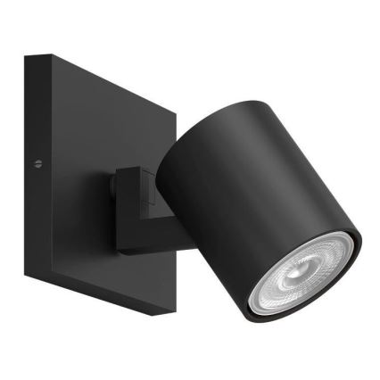 Philips - LED ljusreglerad spotlight Hue RUNNER 1xGU10/4,2W/230V 2200-6500K svart
