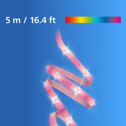 Philips - LED RGB dimbar LED-remsa SMART STRIP 5m LED/7W/230V 2200-6500K Wi-Fi