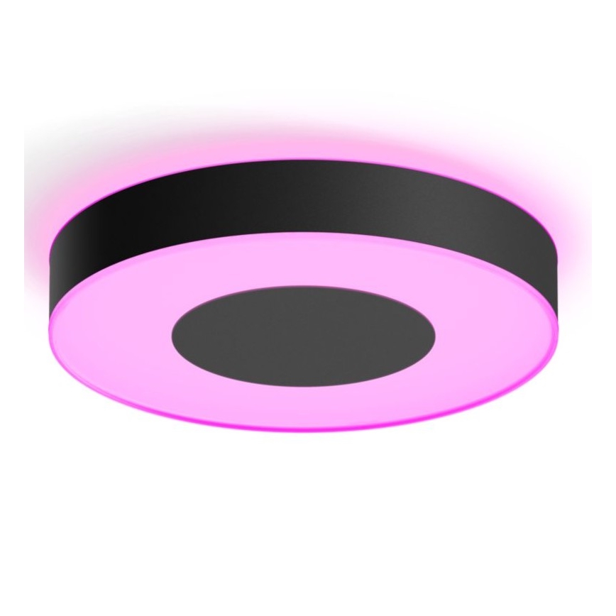 Philips - RGB-LED dimbar takarmatur Hue INFUSE LED/52,5W/230V 2000-6500K Ø 425 mm svart