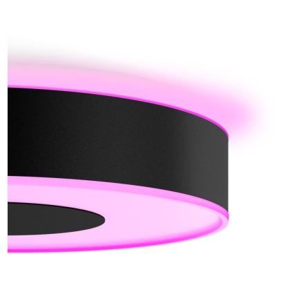 Philips - RGB-LED dimbar takarmatur Hue INFUSE LED/52,5W/230V 2000-6500K Ø 425 mm svart