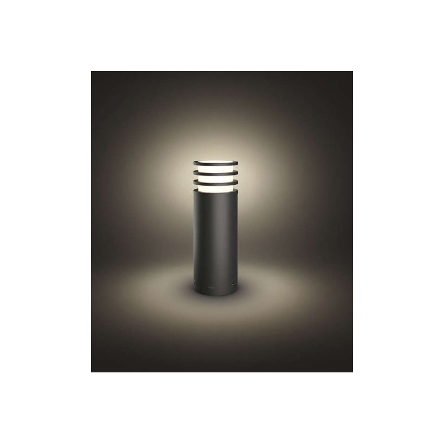 Philips - LED RGB dimbar utomhuslampa Hue LUCCA 1xE27/8,1W/230V 40 cm 1000-20000K IP44