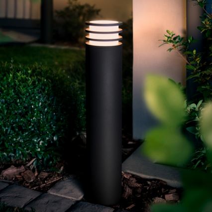 Philips - LED RGB dimmbar utomhuslampa Hue LUCCA 1xE27/8,1W/230V 77 cm 1000-20000K IP44