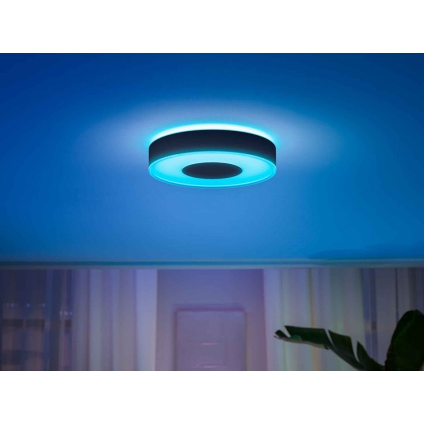 Philips - LED RGB Dimbart takarmatur Hue INFUSE LED/33,5W/230V 2000-6500K Ø 381 mm svart
