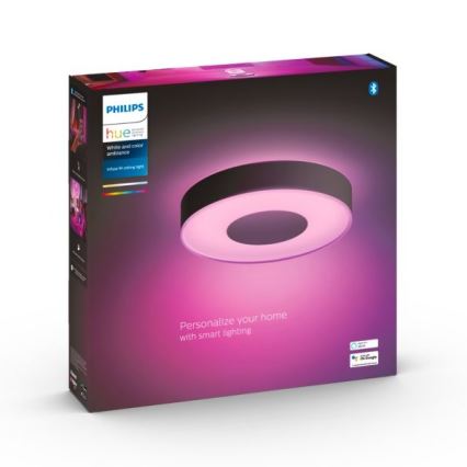 Philips - LED RGB Dimbart takarmatur Hue INFUSE LED/33,5W/230V 2000-6500K Ø 381 mm svart
