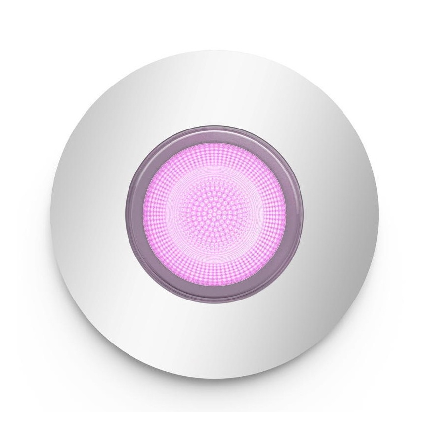 Philips - LED RGB ljusreglerad badrumslampa  Hue XAMENTO 1xGU10/5,7W/230V IP44 2000-6500K