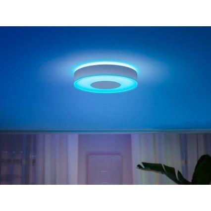 Philips - LED RGB ljusreglerad badrumslampa  Hue XAMENTO LED/33,5W/230V IP44 diameter  381 mm 2000-6500K