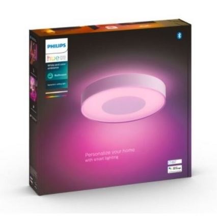 Philips - LED RGB ljusreglerad badrumslampa  Hue XAMENTO LED/33,5W/230V IP44 diameter  381 mm 2000-6500K