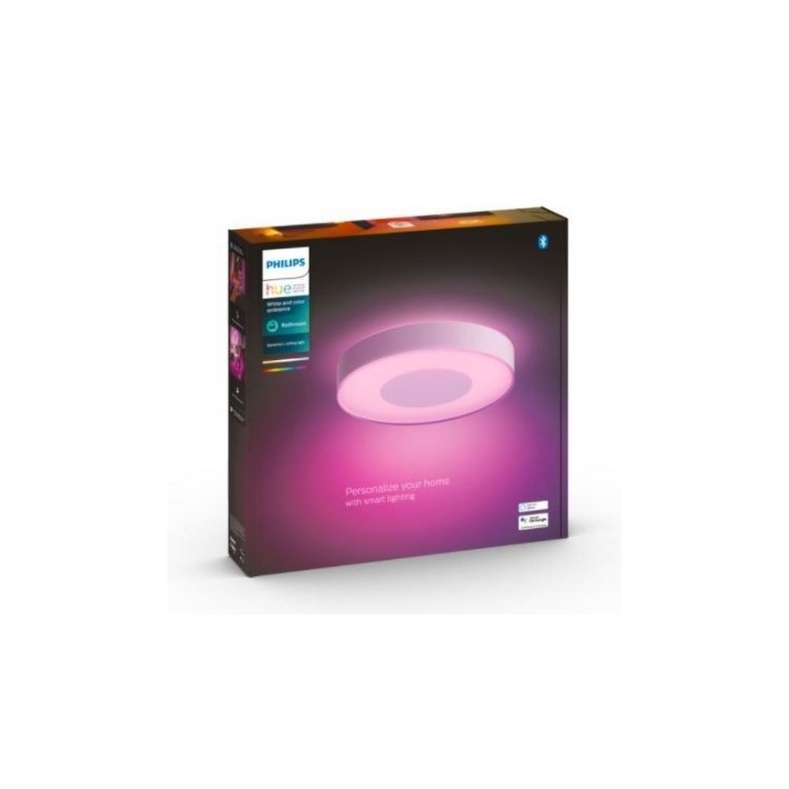 Philips - LED RGB ljusreglerad badrumslampa  Hue XAMENTO LED/33,5W/230V IP44 diameter  381 mm 2000-6500K