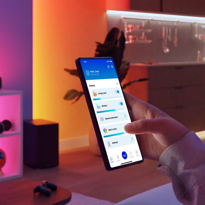 Philips - SMART dimmbar LED-bordslampa RGB+TW/9W/230V 2200-6500K Wi-Fi
