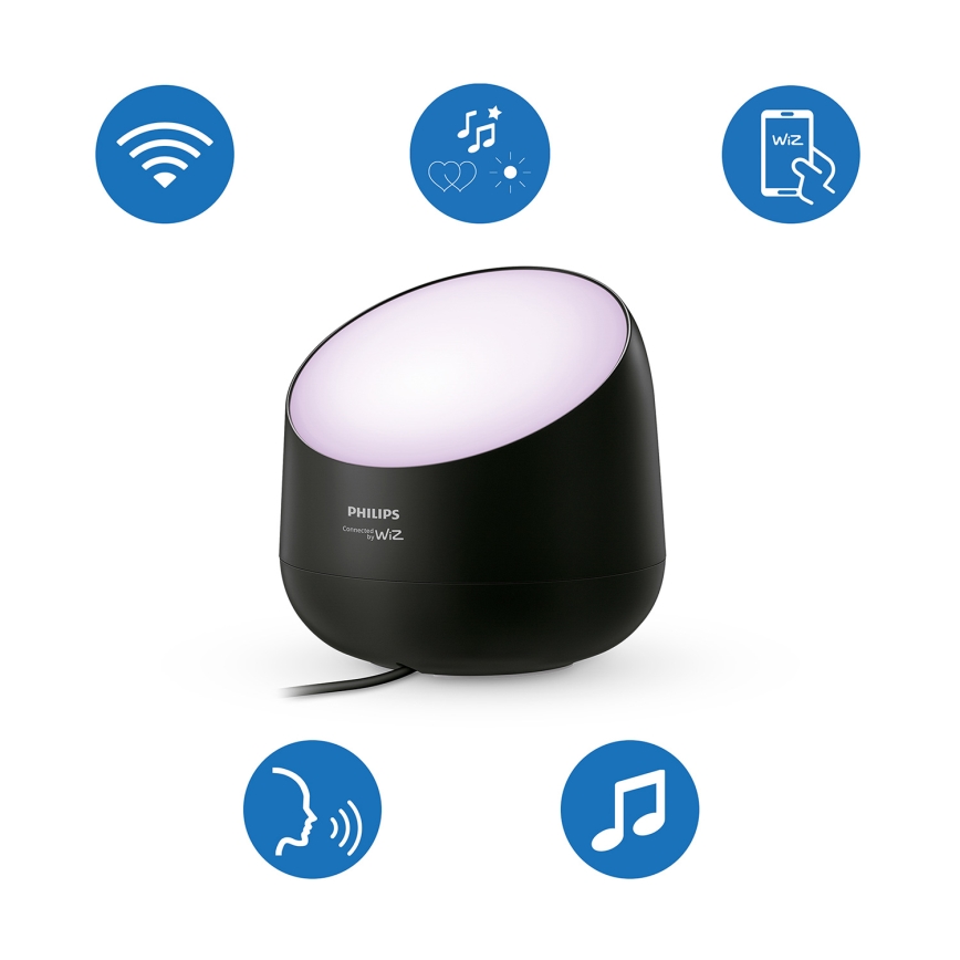 Philips - SMART dimmbar LED-bordslampa RGB+TW/9W/230V 2200-6500K Wi-Fi