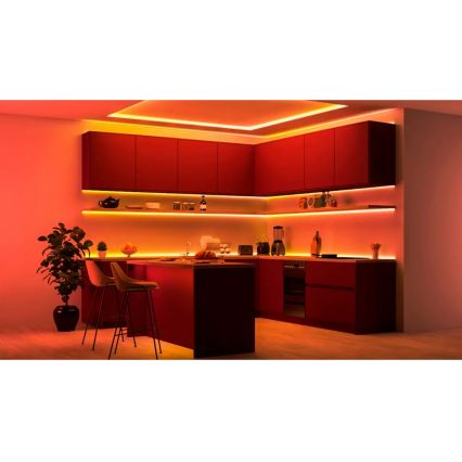 Philips - Dimbart LED RGBIC-remsa SMART STRIP 4 m LED/12 W/230 V 2700–6500 K Wi‑Fi