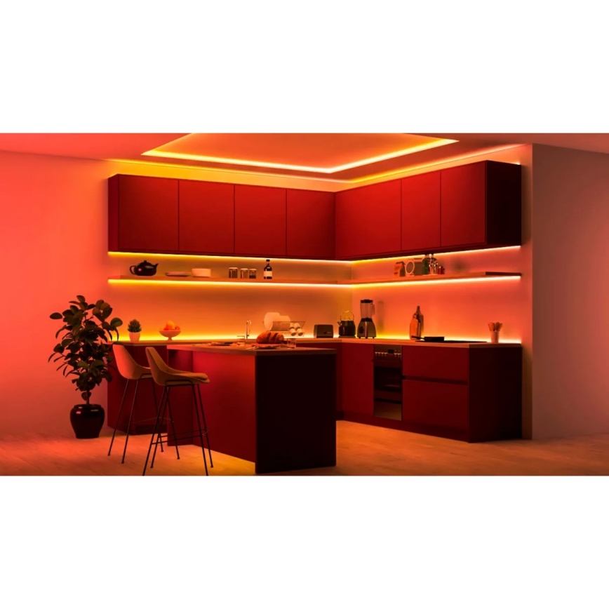 Philips - Dimbart LED RGBIC-remsa SMART STRIP 4 m LED/12 W/230 V 2700–6500 K Wi‑Fi