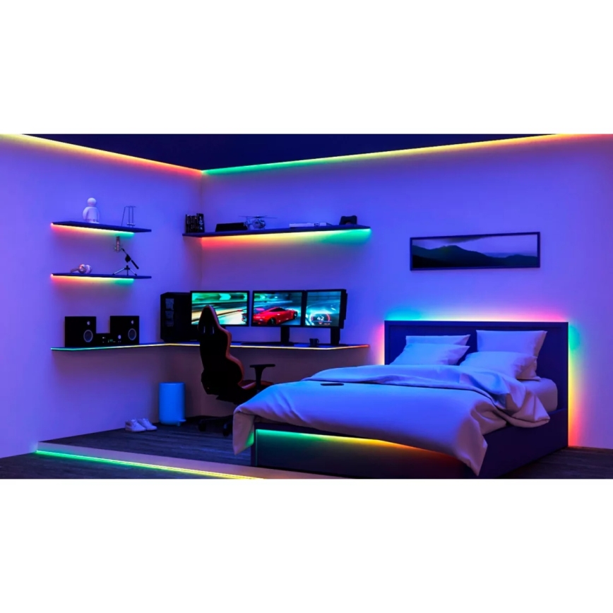 Philips - Dimbart LED RGBIC-remsa SMART STRIP 4 m LED/12 W/230 V 2700–6500 K Wi‑Fi