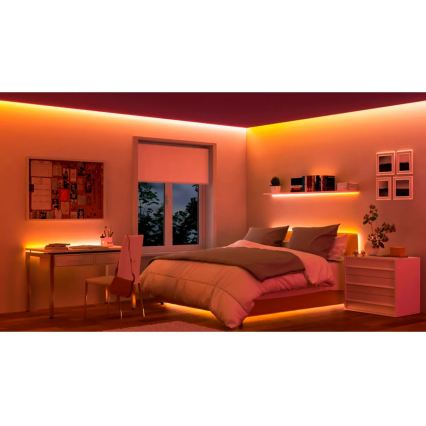 Philips - Dimbart LED RGBIC-remsa SMART STRIP 4 m LED/12 W/230 V 2700–6500 K Wi‑Fi