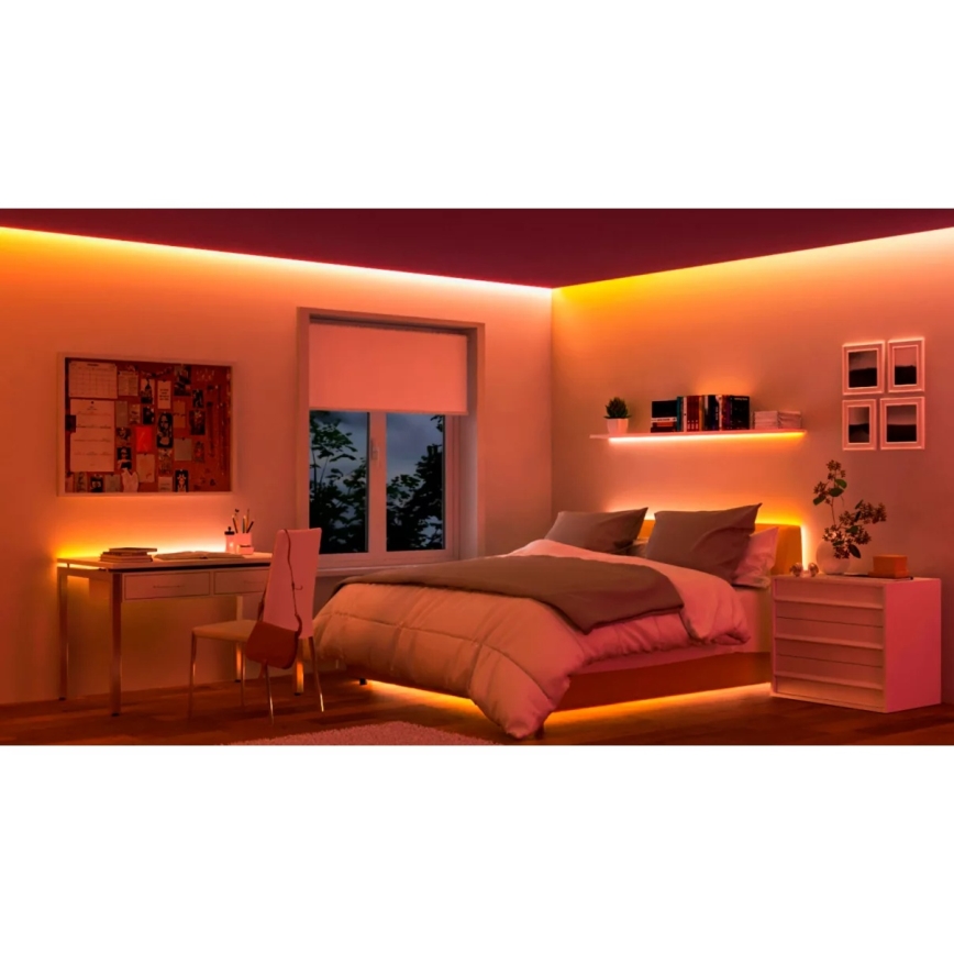 Philips - Dimbart LED RGBIC-remsa SMART STRIP 4 m LED/12 W/230 V 2700–6500 K Wi‑Fi