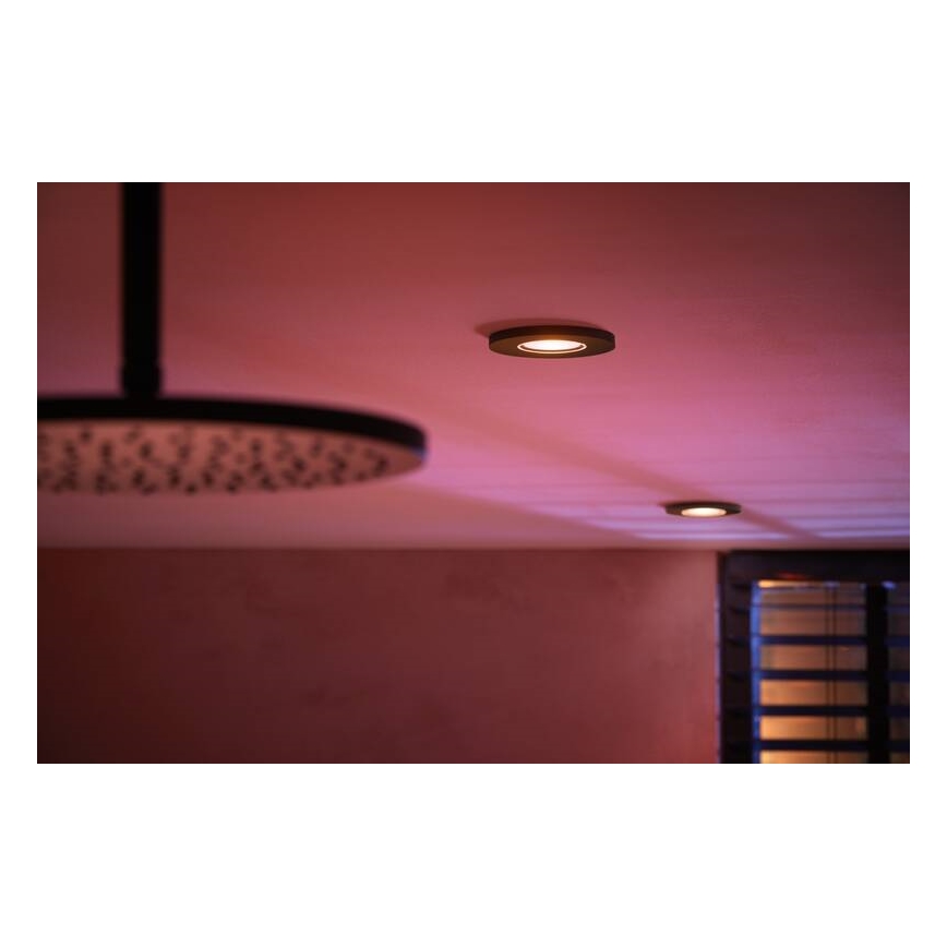 Philips-LED RGBW Dimbar badrumslampa Hue XAMENTO GU10/5,7W/230V IP44