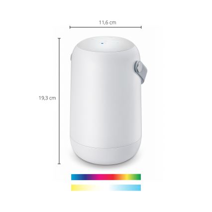 Philips - LED RGBW dimmbar bärbar beröringsstyrd bordslampa SMART LED/13,5W/3,6V 2200-6500K Wi-Fi 1800 mAh