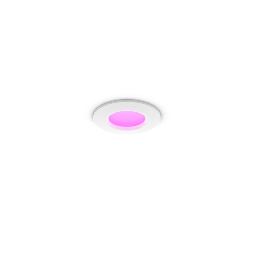 Philips - LED RGBW dimbar infälld badrumsarmatur Hue SLIM LED/8,3W/230V 1000-20000K vit IP44