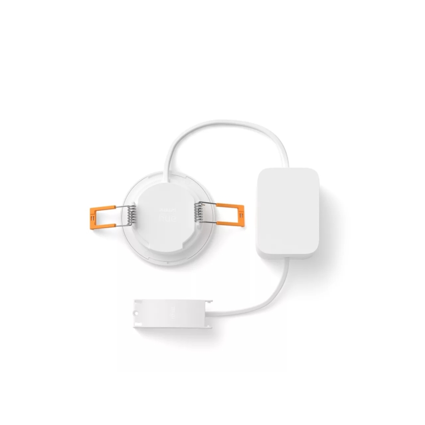 Philips - LED RGBW dimbar infälld badrumsarmatur Hue SLIM LED/8,3W/230V 1000-20000K vit IP44