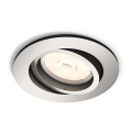 Philips - LED RGBW dimbar infälld downlight DONEGAL 1xGU10/4,8W/230V + fjärrkontroll