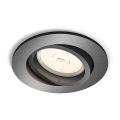Philips - LED RGBW dimbar infälld downlight DONEGAL 1xGU10/4,8W/230V + fjärrkontroll