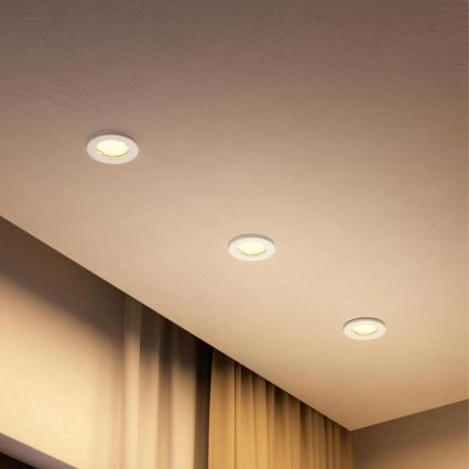 Philips - LED RGBW dimbar infälld downlight PERIDOT 1xGU10/6,5W/230V vit + fjärrkontroll