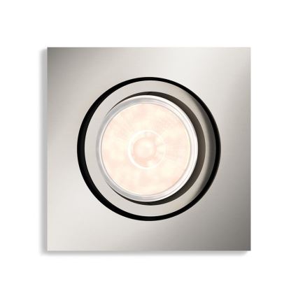 Philips - LED RGBW dimbar infälld takarmatur DONEGAL 1xGU10/4,8W/230V + fjärrkontroll