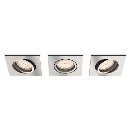 Philips - LED RGBW dimmbar infälld downlight DONEGAL 3xGU10/4,8W/230V + fjärrkontroll