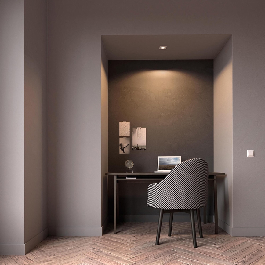 Philips - LED RGBW dimbar infälld downlight DONEGAL 1xGU10/4,8W/230V + fjärrkontroll