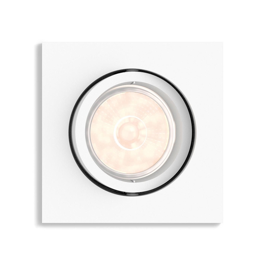 Philips - LED RGBW dimbar infälld downlight DONEGAL 1xGU10/4,8W/230V + fjärrkontroll