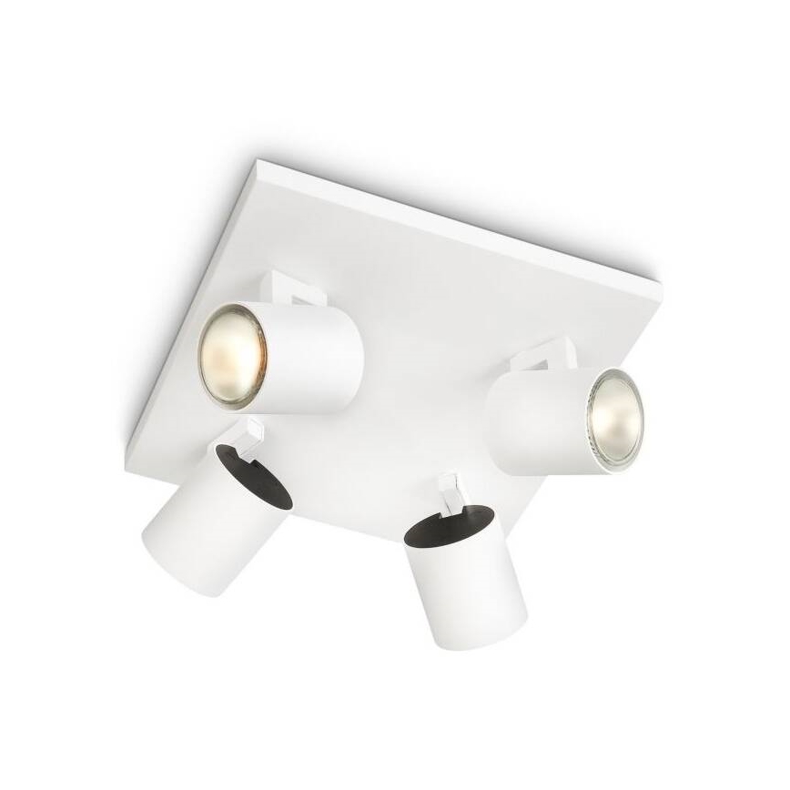 Philips - LED RGBW dimbar spotlight RUNNER 4xGU10/6,5W/230V 2700-6500K vit