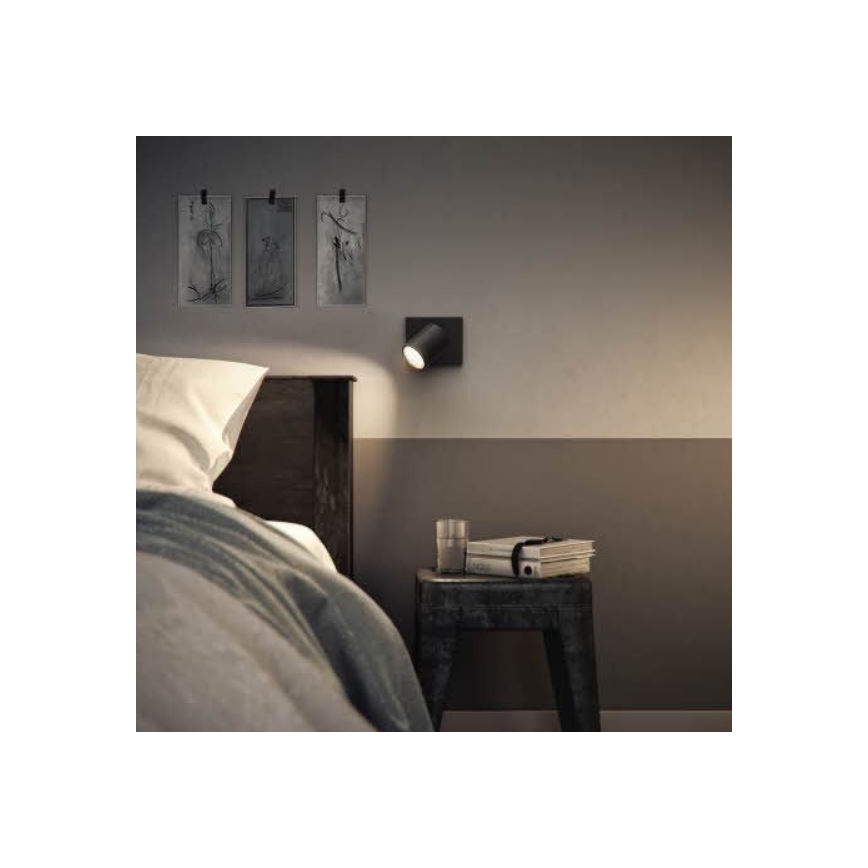 Philips - LED RGBW dimbar spotlampa RUNNER 1xGU10/6,5W/230V 2700-6500K svart