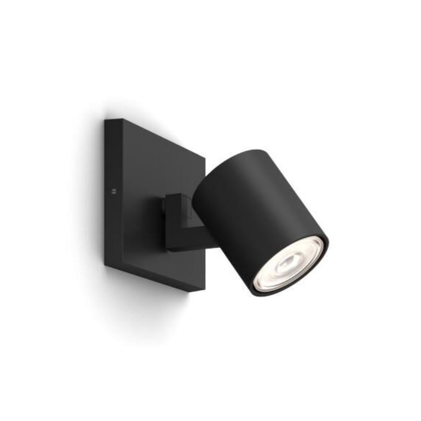 Philips - LED RGBW dimbar spotlampa RUNNER 1xGU10/6,5W/230V 2700-6500K svart