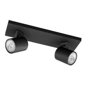 Philips - LED RGBW dimbar spotlampa RUNNER 2xGU10/6,5W/230V 2700-6500K svart