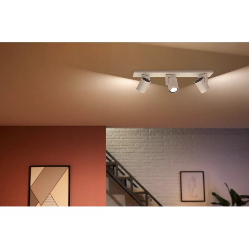 Philips - LED RGBW Dimbar spotlight Hue ARGENTA 3xGU10/4,2W/230V 2000-6500K