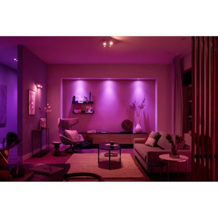 Philips - LED RGBW Dimbar spotlight Hue ARGENTA 4xGU10/4,2W/230V 2000-6500K