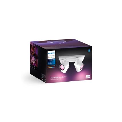 Philips - LED RGBW Dimbar spotlight Hue ARGENTA 4xGU10/4,2W/230V 2000-6500K