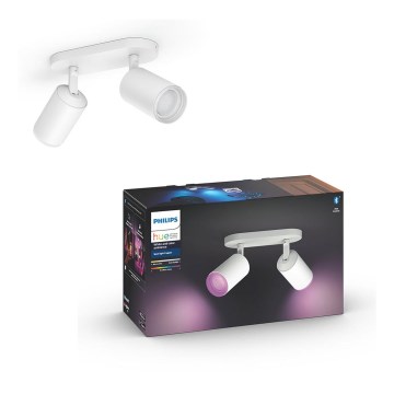 Philips - LED RGBW Dimbar spotlight Hue FUGATO 2xGU10/5,7W/230V