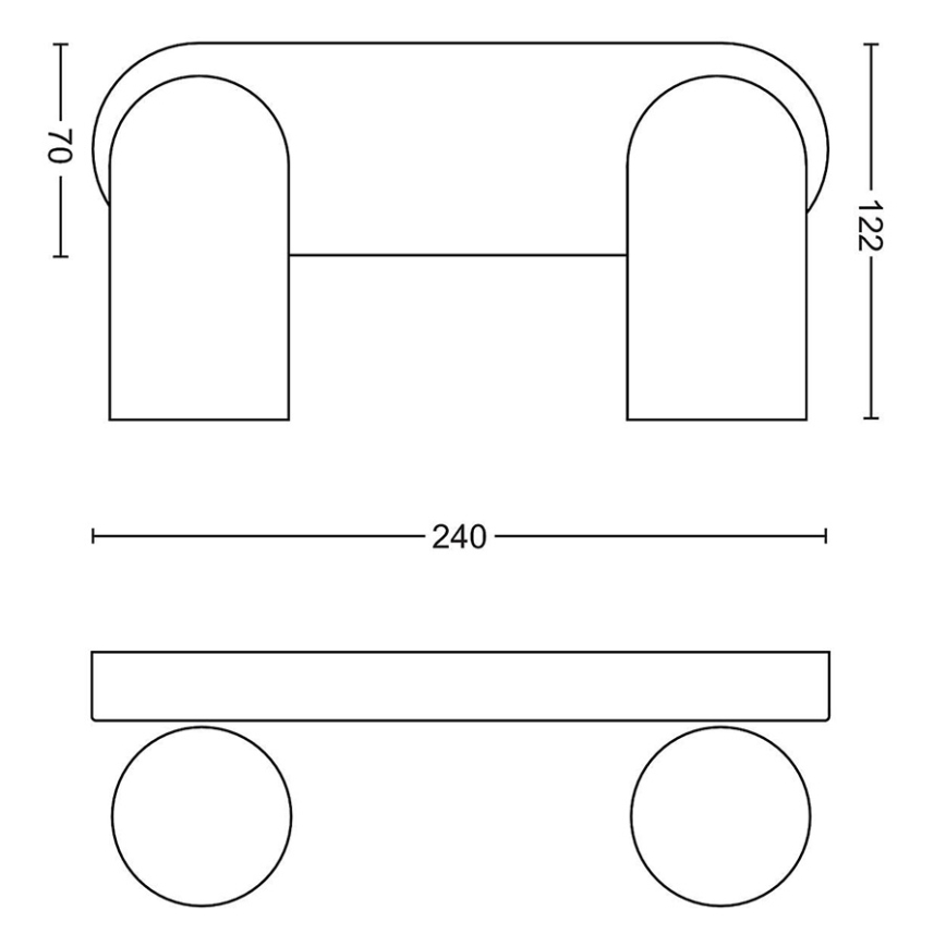 Philips - LED RGBW Dimbar spotlampa PONGEE 2xGU10/4,8W/230V 3000K vit + fjärrkontroll