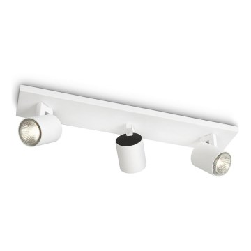 Philips - LED RGBW dimbar spotlight RUNNER 3xGU10/6,5W/230V 2700-6500K vit